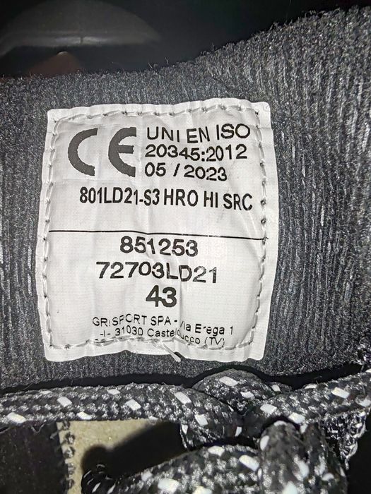 NOWE Buty robocze GRISPORT Rozm.43 (28cm) .