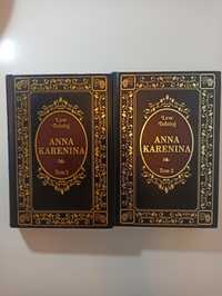 Lew Tołstoj Anna Karenina 2 tomy Ex libris