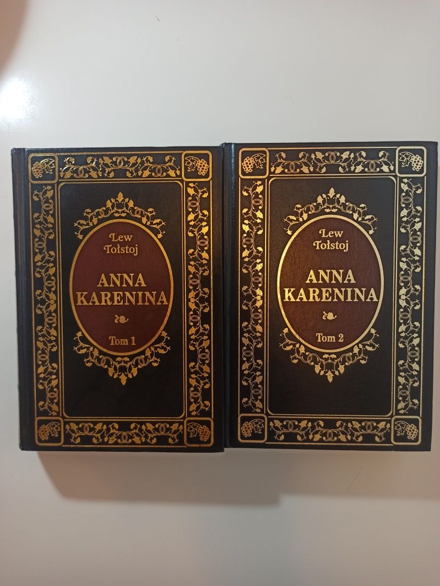 Lew Tołstoj Anna Karenina 2 tomy Ex libris