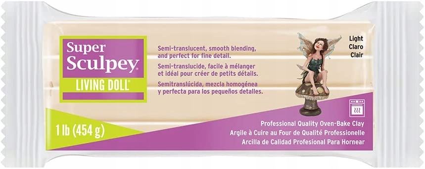super sculpey clay glina do rzeźbienia doll 454g