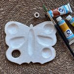 Paletka ceramiczna do farb MOTYL RĘKODZIEŁO