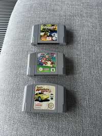 Nintendo 64 kartridż, V-rally, Beetle Adventure, Super Mario