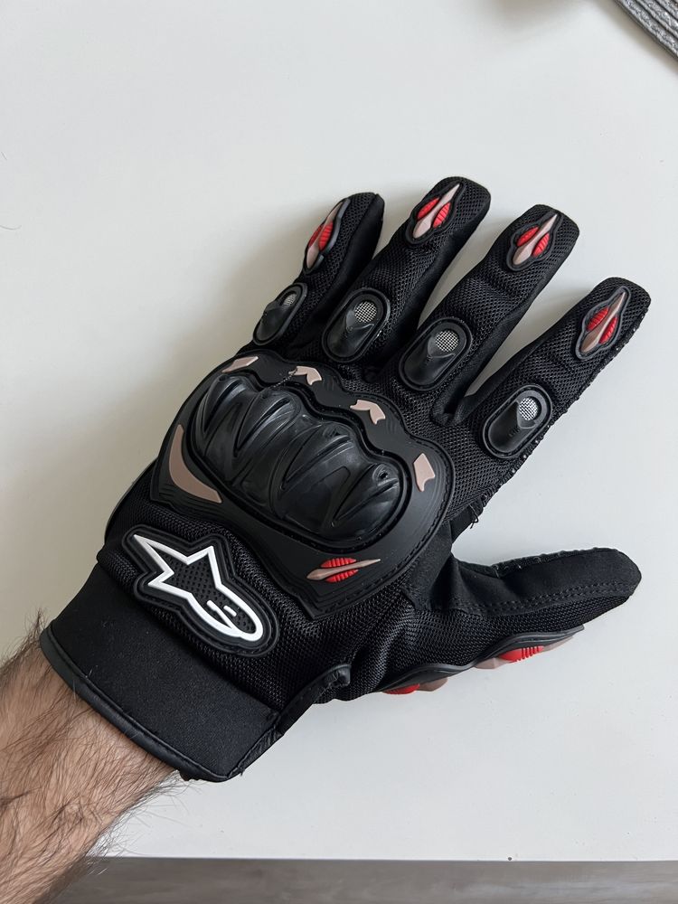 Rękawice motocyklowe cross enduro alpinestars dainese held skuter lato