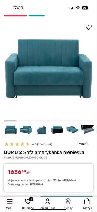 Sofa 2️⃣ osobowa na gwarancji