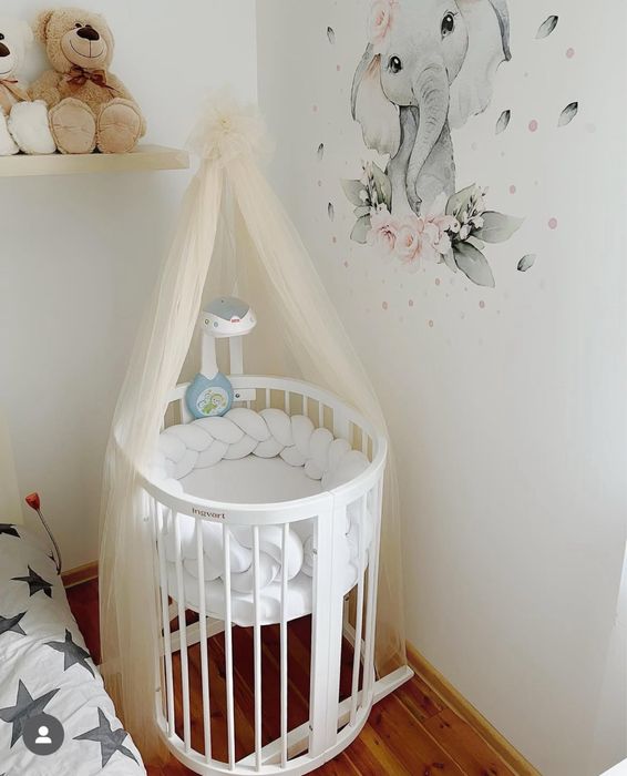 Lóżeczko + 2 materacy (kokos)