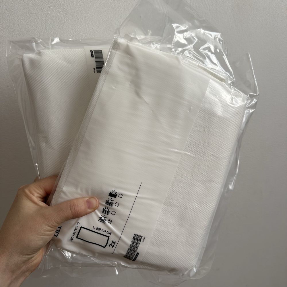 Тюль Lill ikea 2шт в упаковке