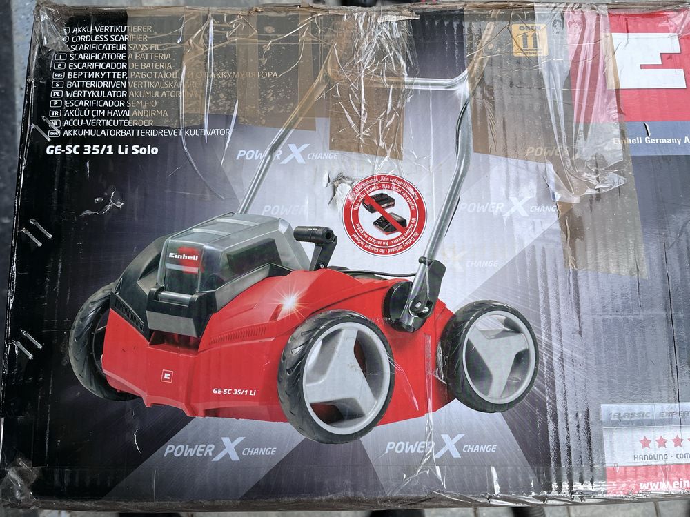 Wertykulator akumulatorowy Einhell GE-SC 35/1 Li