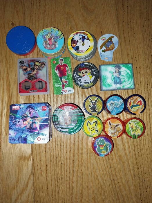 Tazos Antigos - Diversas coleções