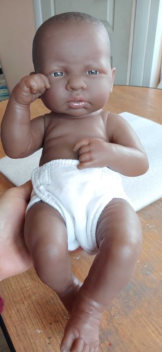 Лялька пупс реборн темношкіра мулатка Berenguer