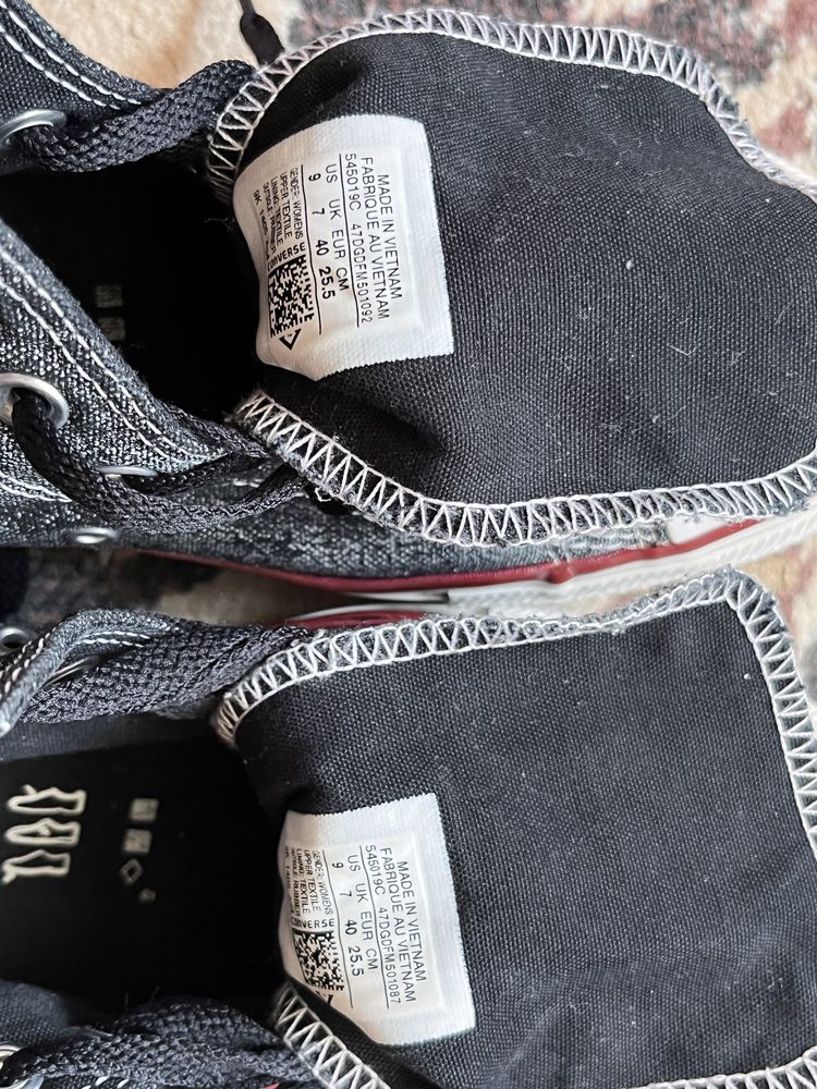 Кеди converse all star високі