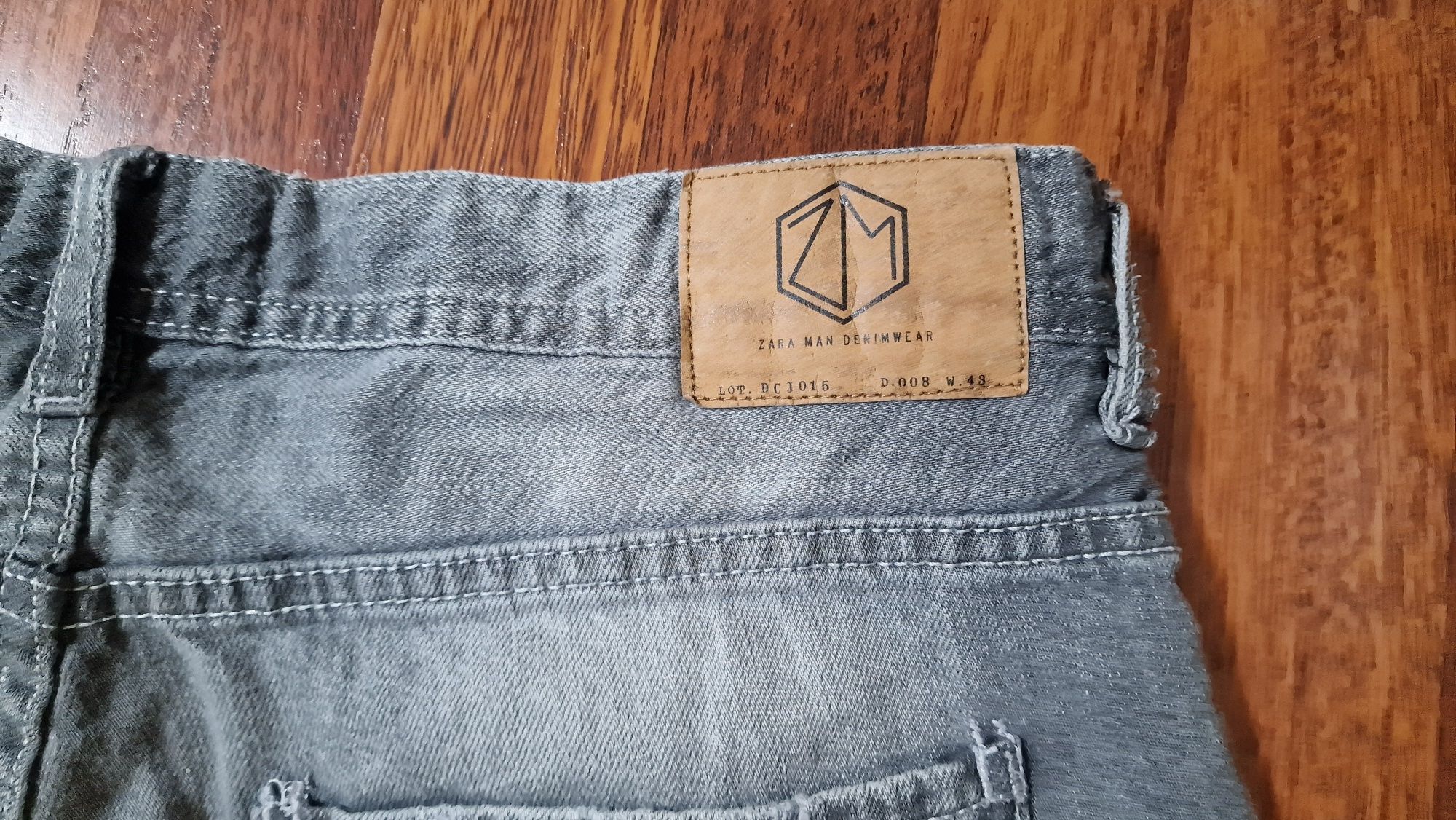 Męskie spodenki jeansowe Zara Man rozmiar 32 denim klasyczne