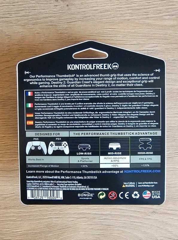 KontrolFreek gumki kontroler Playstation FPS Destiny 2 Guardian Crest
