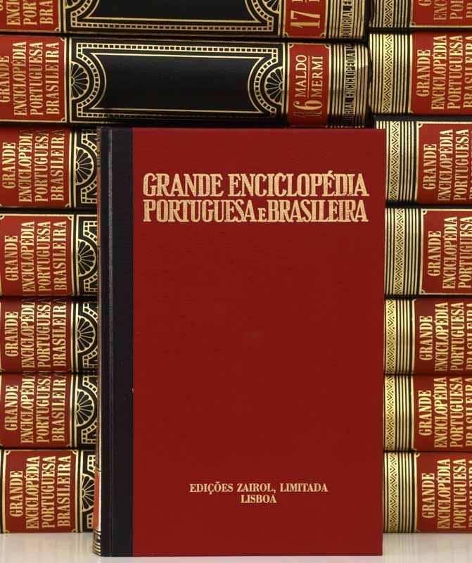 Grande enciclopédia portuguesa e brasileira - 64 volumes