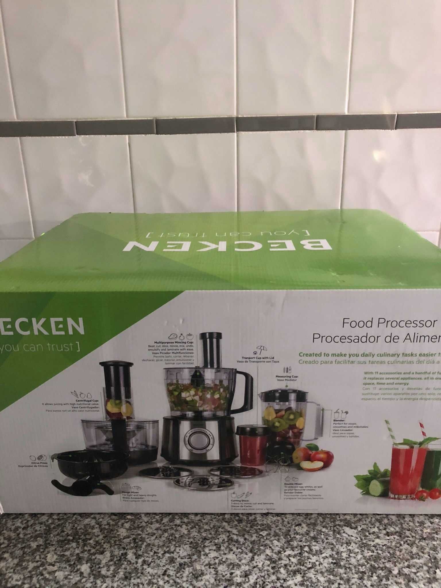 Processador de alimentos Becken como novo