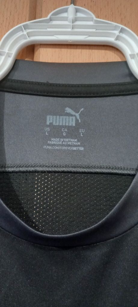 czarna koszulka puma L