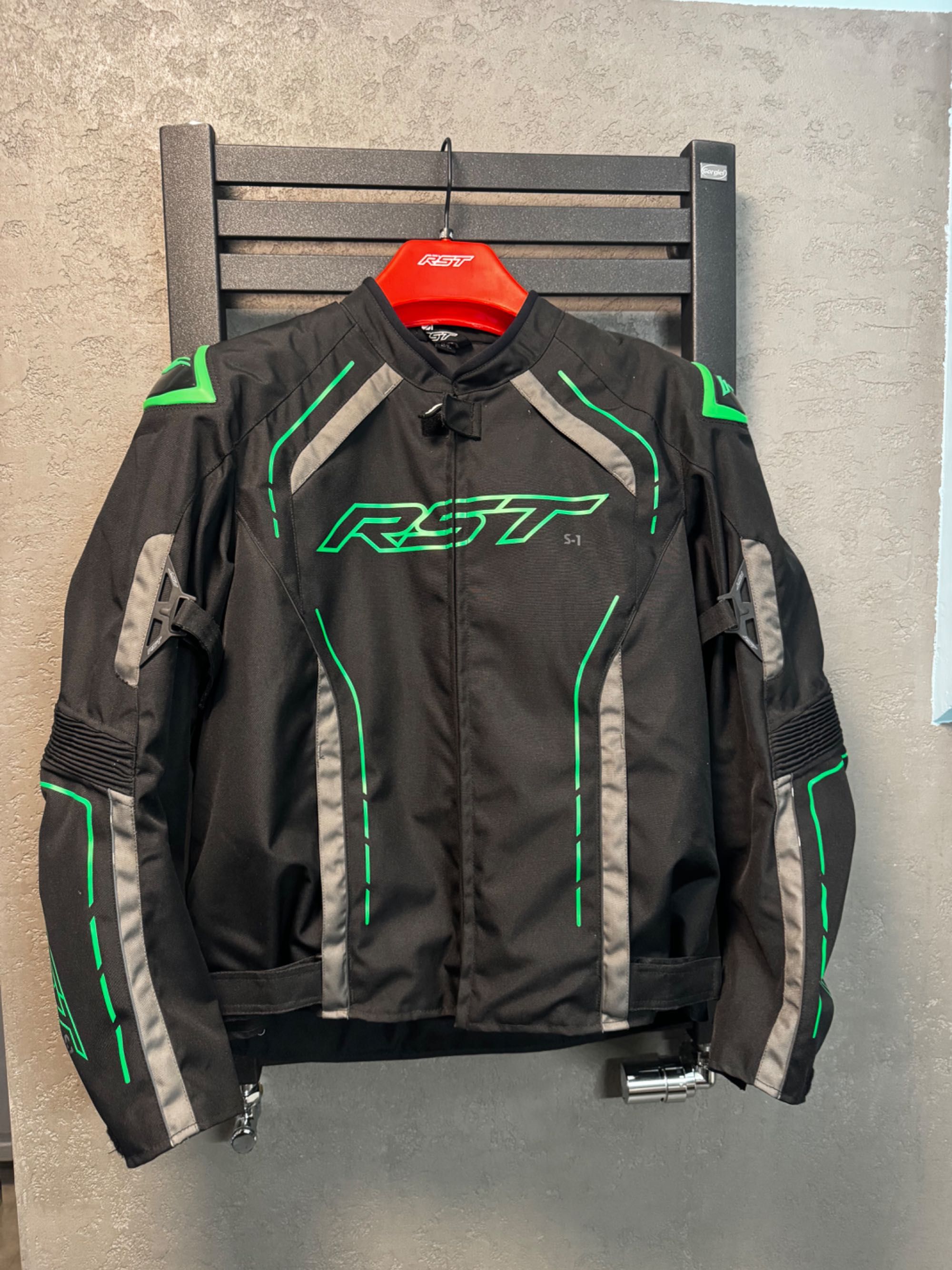 Kurtka motocyklowa RST model S-1 czarno zielona rozmiar XXL kawasaki