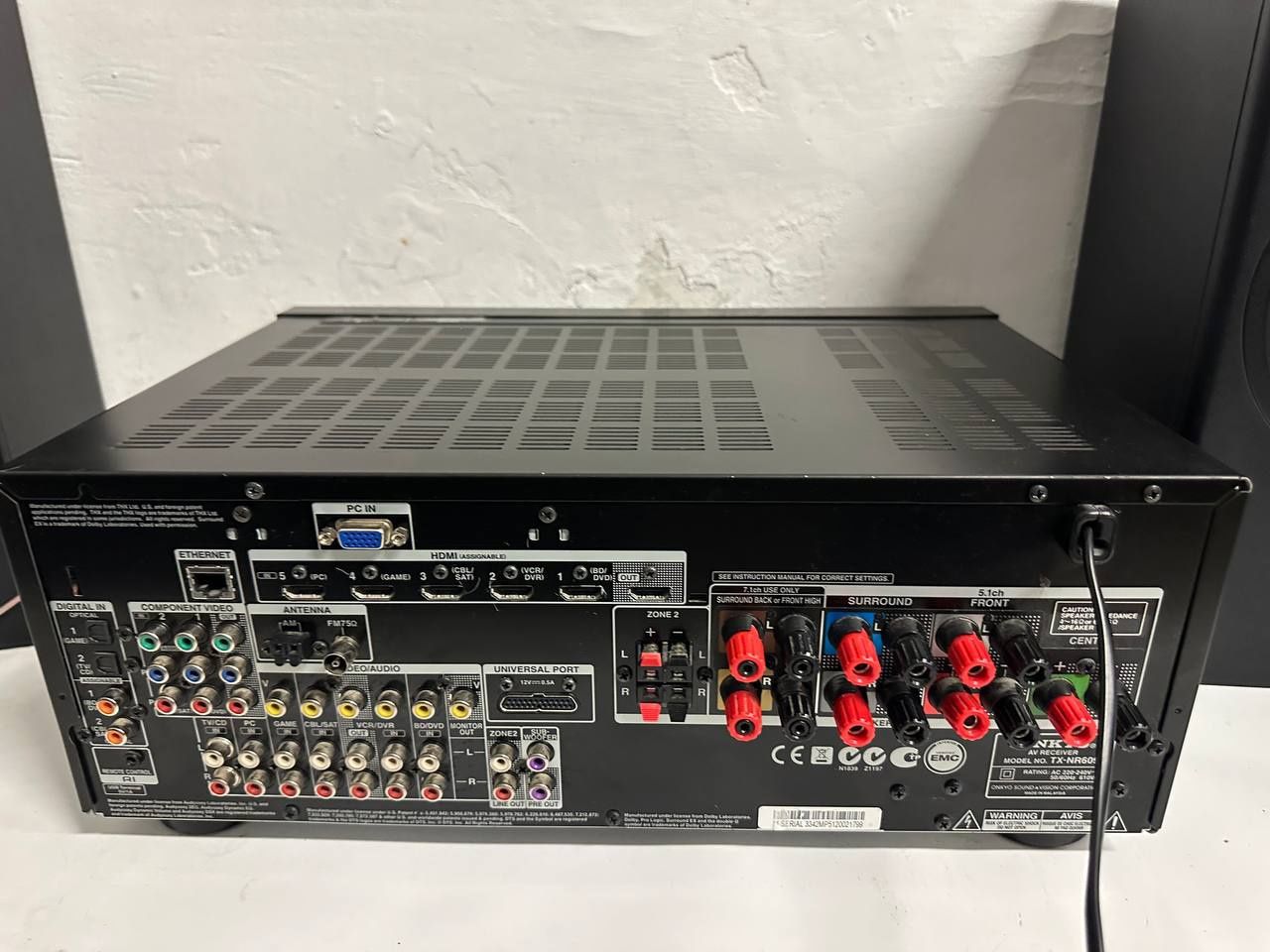 7.2 Amplituner ONKYO TX-NR609, *7x160 Вт, HDMI, USB,LAN