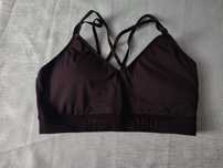 Biustonosz sportowy bordowy rozmiar L-XL H&M