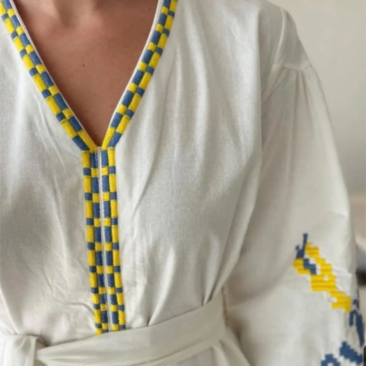 Сукня патріотична вишита сукня плаття вишите