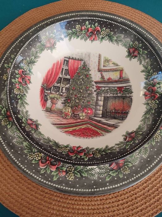 Komplet talerzy swiatecznych