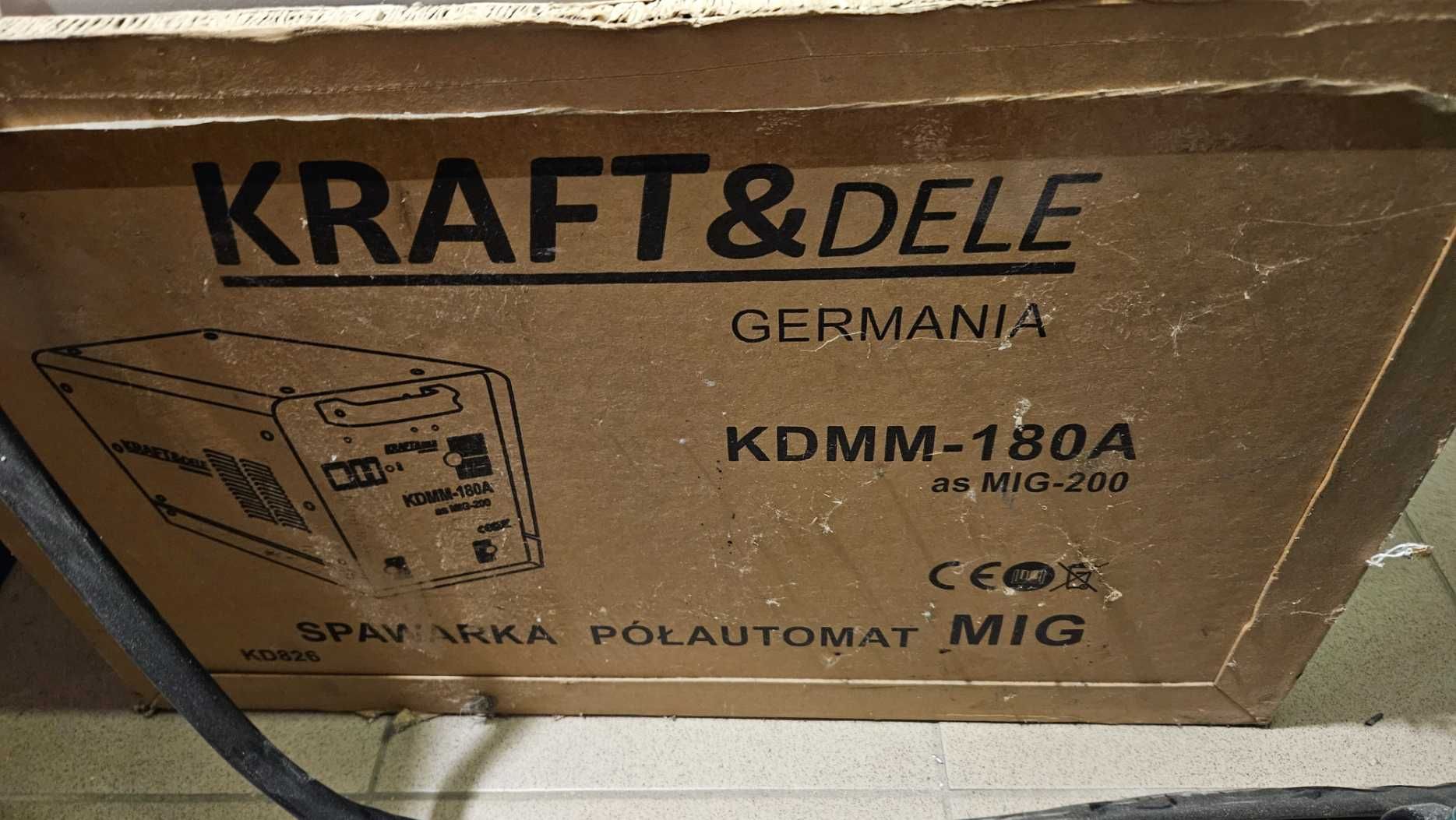 SPAWARKA KRAFT&DELE KDMM-180A AS MIG-200 migomat półautomat