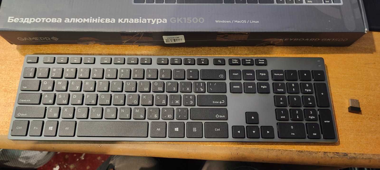 Клавиатура беспроводная GamePro Wireless GK1500