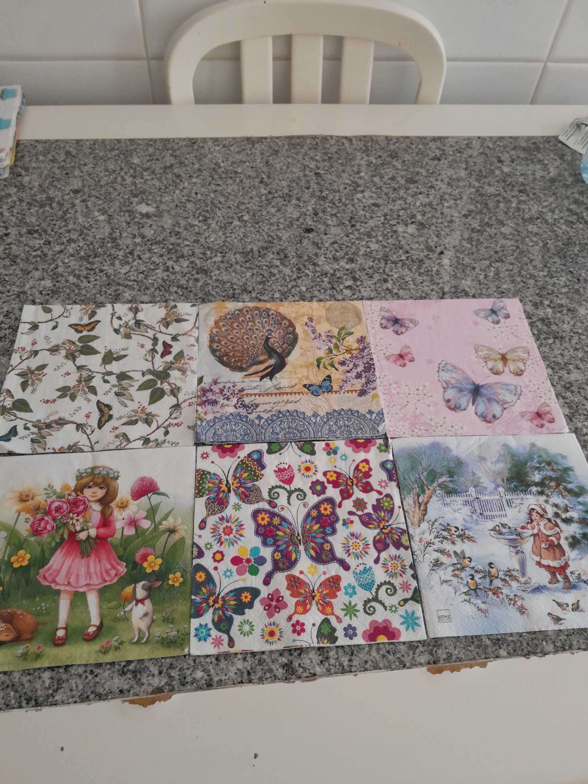 Guardanapos para decoupage