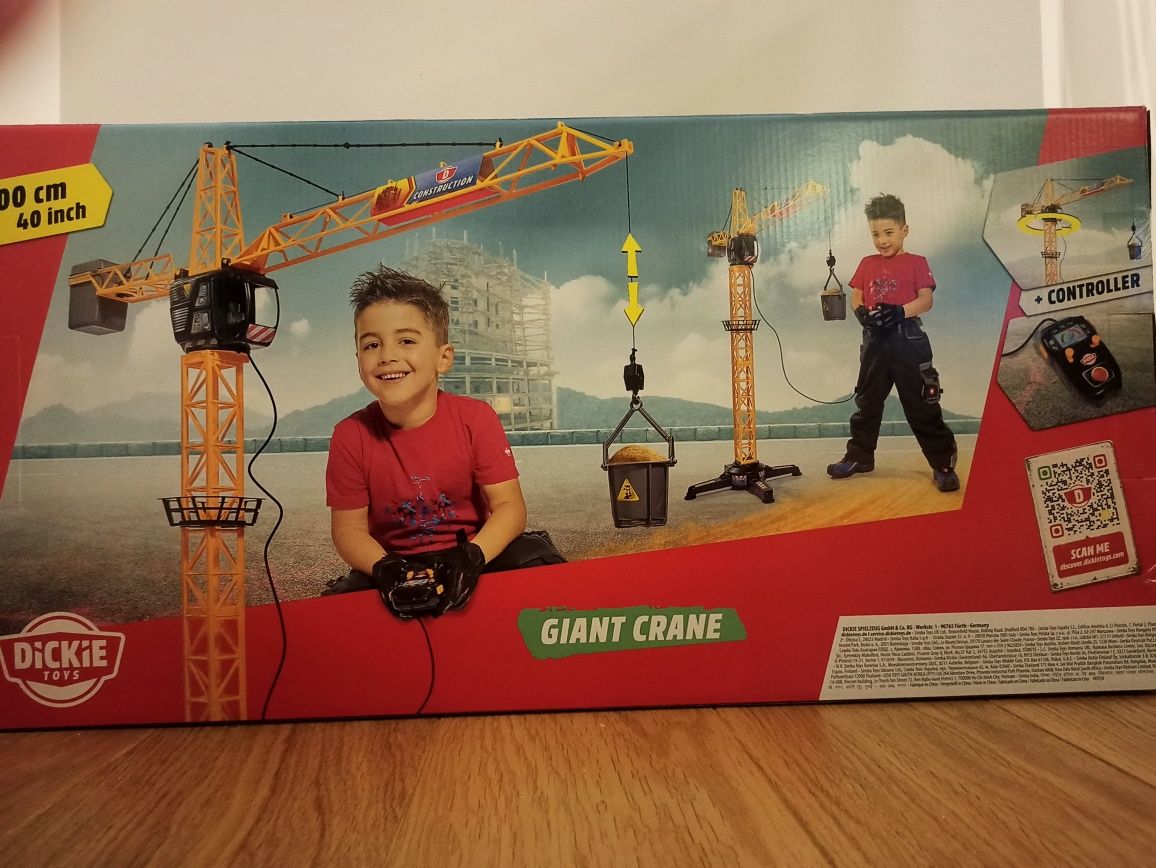 Dickie giant crane sterowany dźwig nowy 100 cm