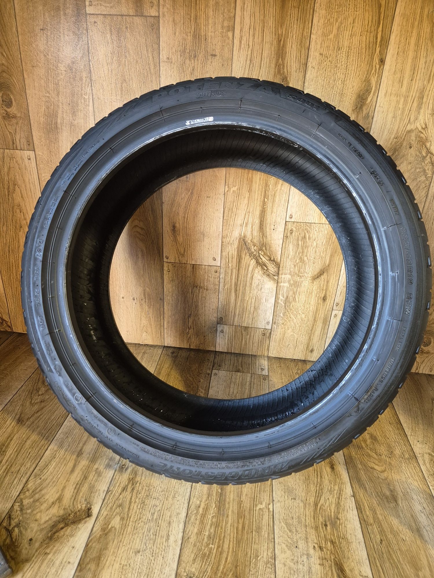 225/40/19 Bridgestone Para Lato stan bdb