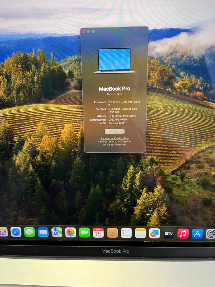 Ноутбук Apple MacBook Pro 16" Space Gray 2019 (MVVJ2) i7/16Gb/512Gb