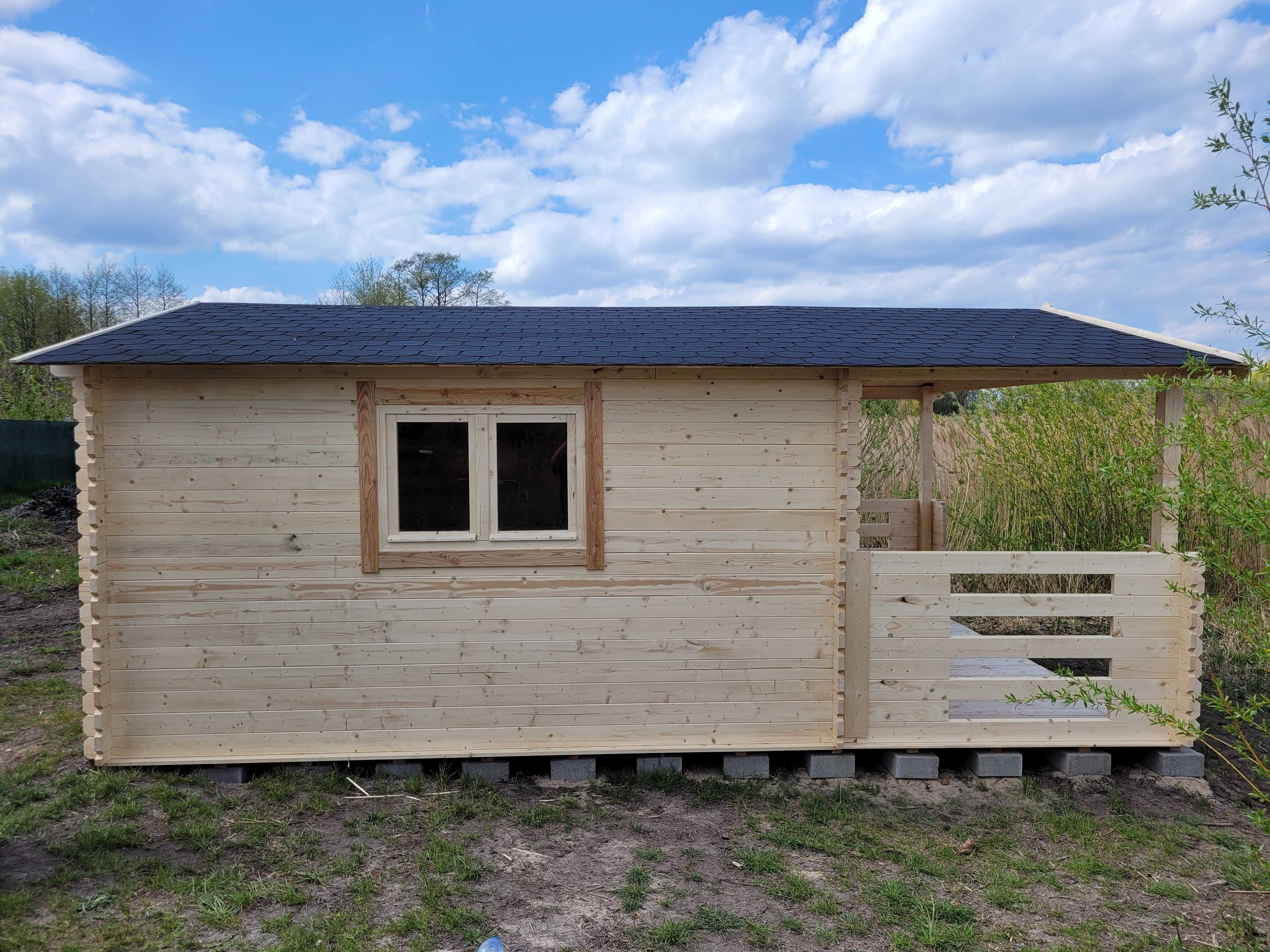 Od RĘKI domek letniskowy na ROD*drewniany z TARASEM 6x4*24 m2*BALIK 34