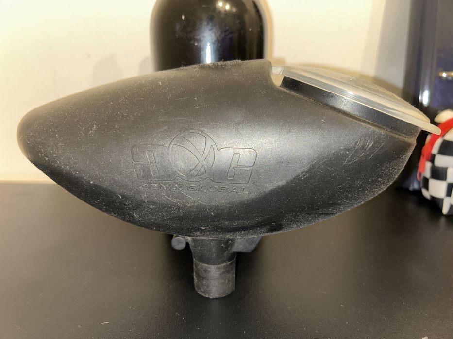 Marcadora de Paintball Spyder Sonix – Completa e em bom estado