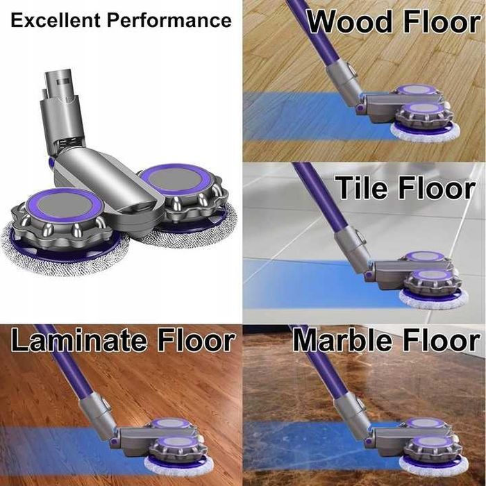 MOP Dyson V6 Animal, V6 FluffyTotal Clean, DC58, DC59, DC61, DC62 DC74