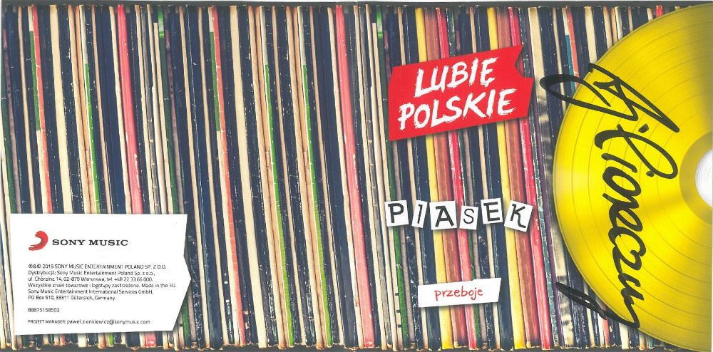 Piasek, Andrzej Piaseczny-Przeboje, cd nowa, z autografem