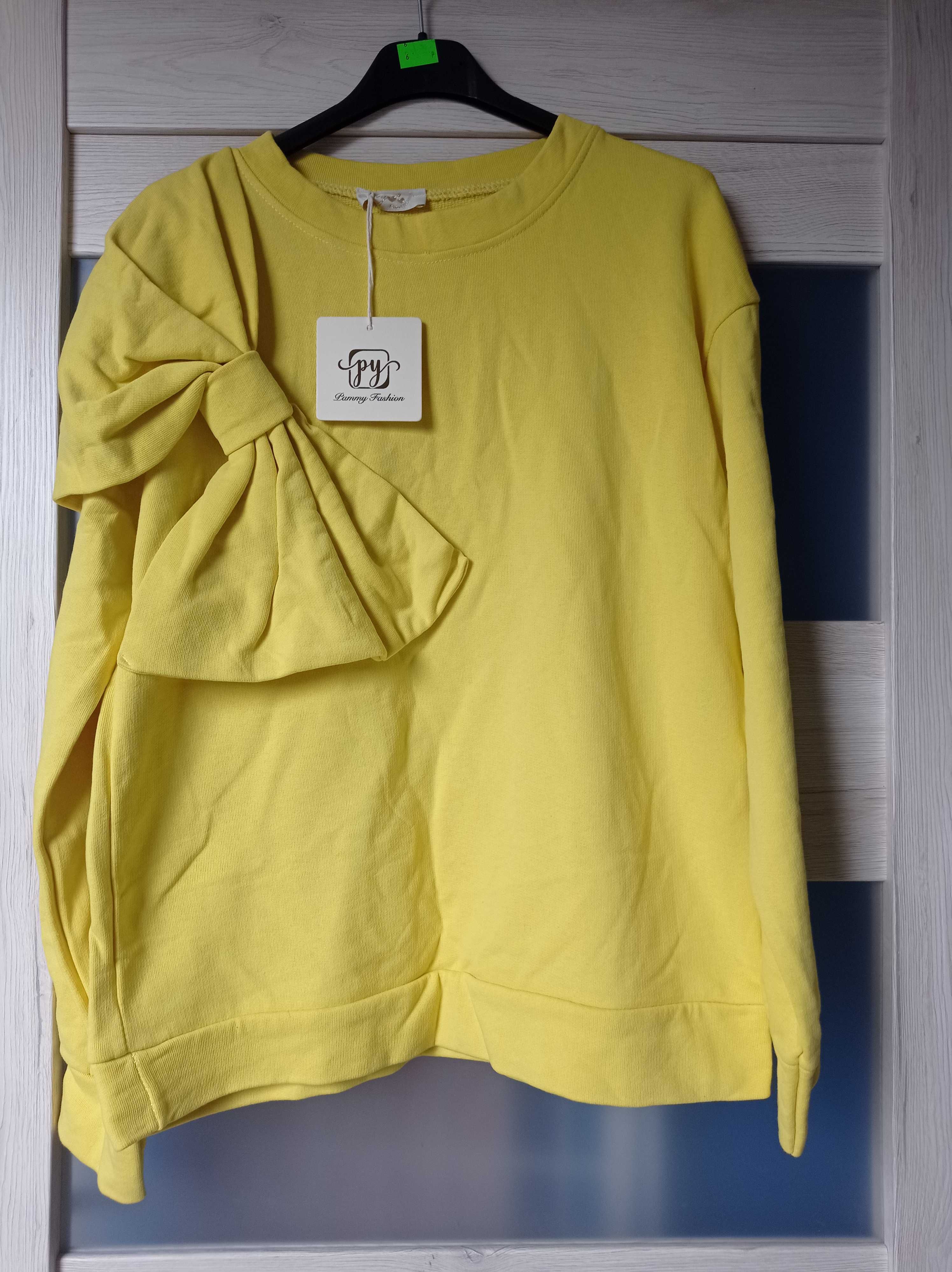 Bluza z kokardą uni