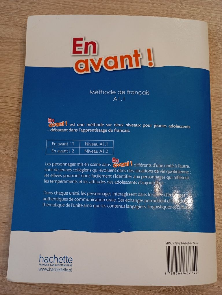 Ćwiczenia do języka francuskiego En avant 1
