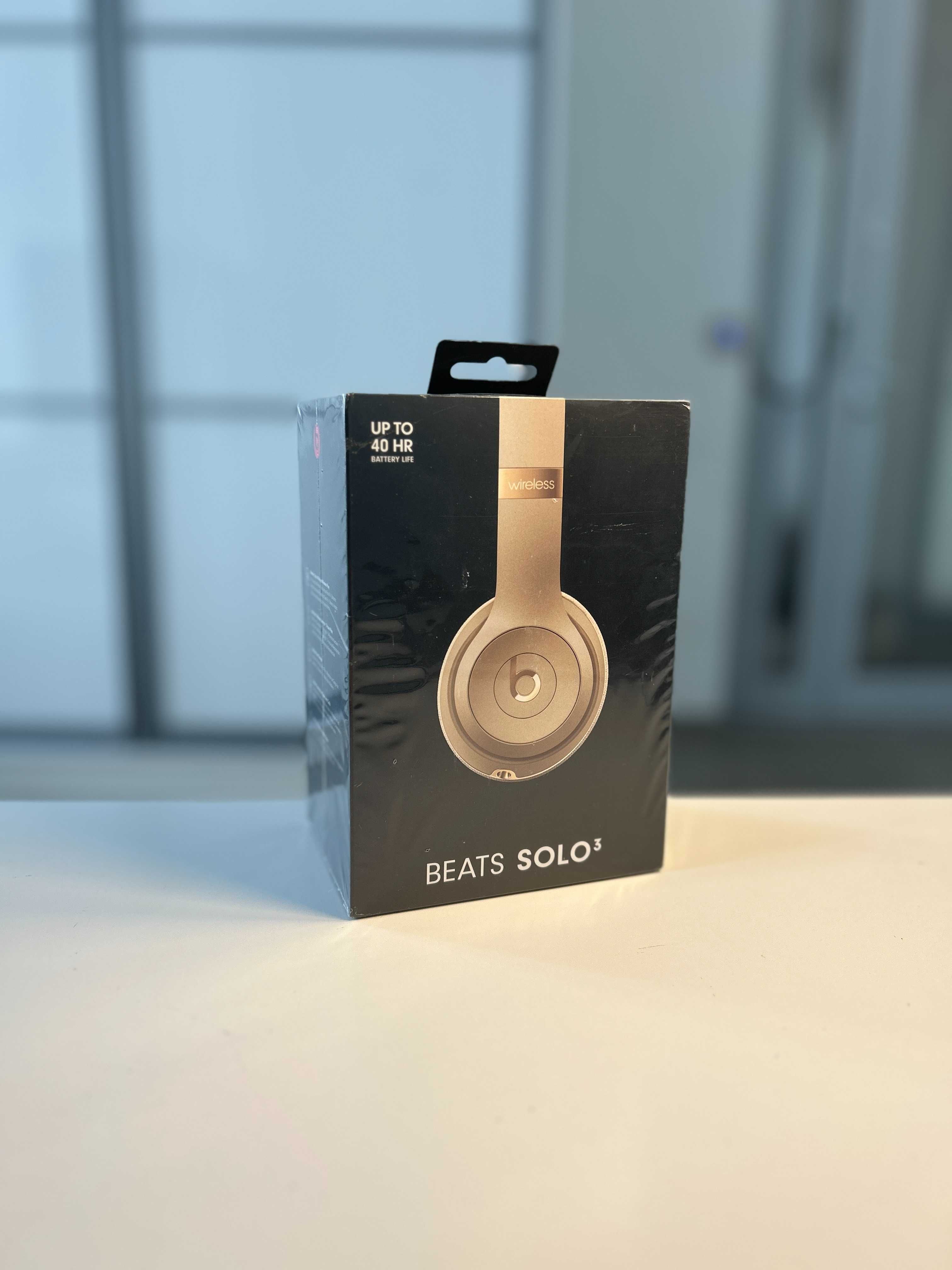 Оплата частинами! Beats Solo3 Wireless Headphones GOLD Оригінал 2023