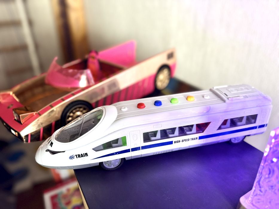 Швидкісний поїзд / Звук / світло / Машинка / Кабріолет