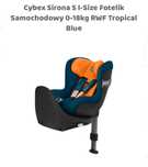 Cybex Sirona S I-Size Fotelik Samochodowy 0-18kg + baza 360 stopni