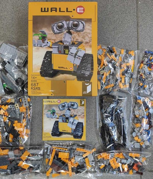 Конструктор ‼️В КОРОБЦІ‼️Disney WALL-E‼️НОВИЙ‼️ВОЛЛ-І на 687 деталей