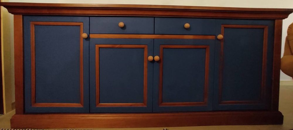 Móveis e Mesa de Sala de jantar - Madeira Cerejeira - Restaurado