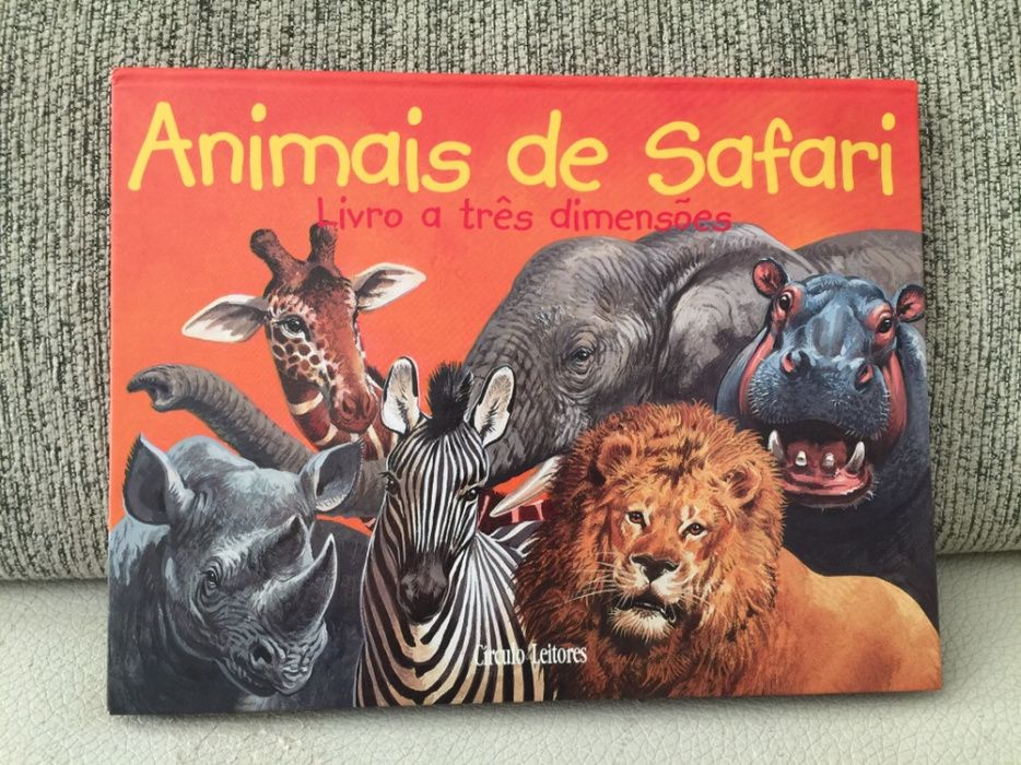 Livro Infantil Animais de Safari