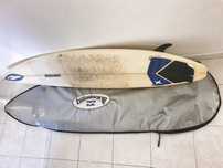 Prancha surf 6.2 Paulo Mandacaru com saco Billabong termico