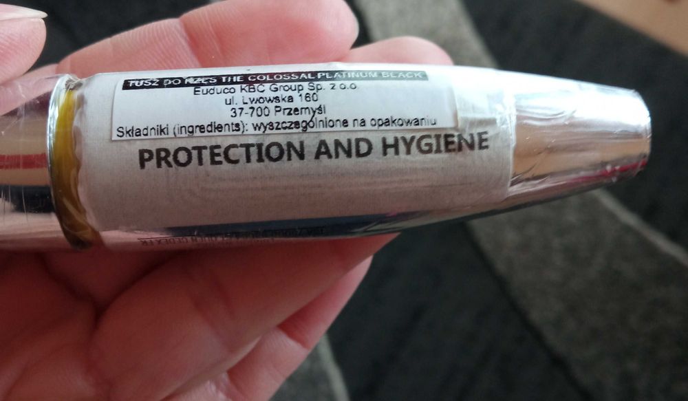 Tusz do rzęs Maybelline COLOSSAL PLATINUM BLACK