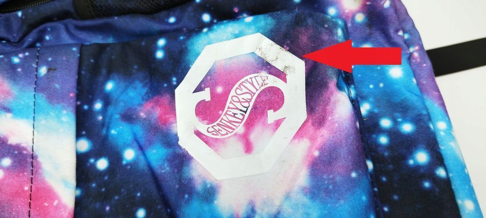 Plecak Galaxy Świecący Szkolny Senkey&Style