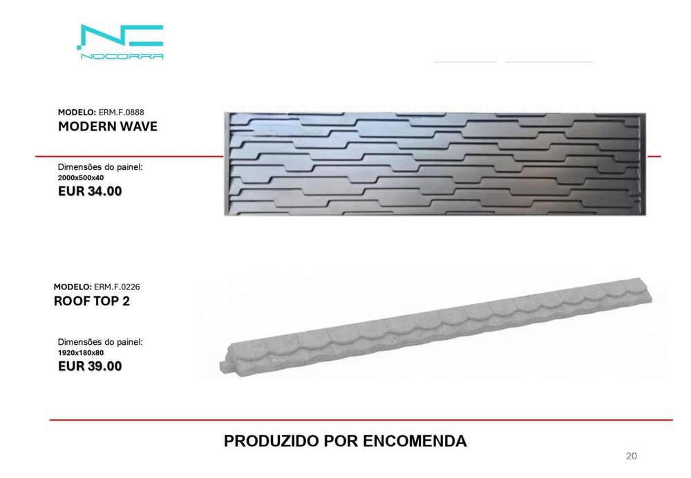 Painéis vedação em betao