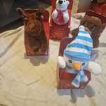 Magnetic milk fudge Christmas