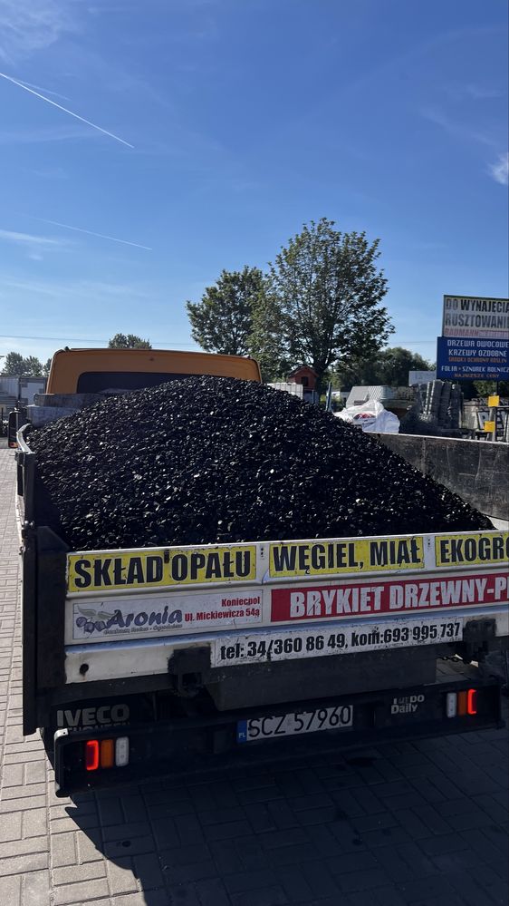 Węgiel Ekogroszek Groszek Premium 28Mj Przesiewany Skarbek