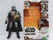 Figurki MANDALORIAN +GROGU 30cm interaktywne zabawki jezyk niemiecki