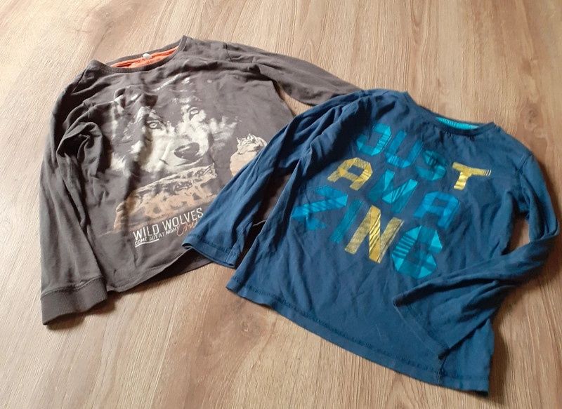 Zestaw ubrań dla chłopca 134 bluzki tshirt lato 134/140